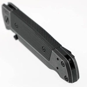 Walther Q5 Steel Frame Folder Blackwash serrated D2-Stahl