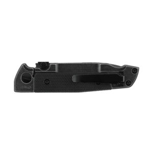 Walther Q5 Steel Frame Folder Blackwash serrated D2-Stahl
