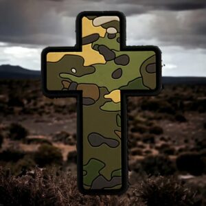 Patchlab Camouflage Cross Rubber Patch