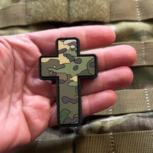 Patchlab Camouflage Cross Rubber Patch