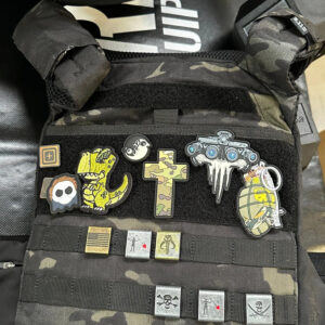 Patchlab Camouflage Cross Rubber Patch