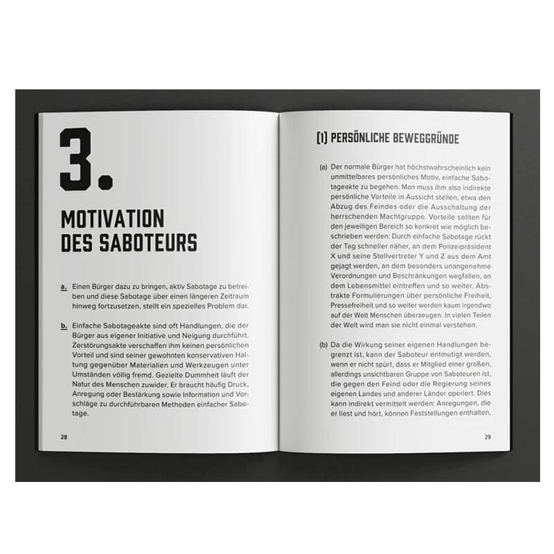 Spartanat Red Book 4 - Einfach Sabotage Spartanat Red Book 4 - Einfach Sabotage