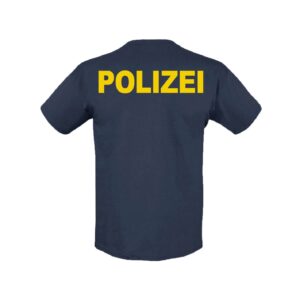 COP T-Shirt POLIZEI navy