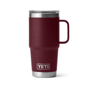 YETI Rambler Travel Mug 20 oz wild vine red