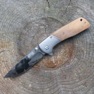 Herbertz CJH Einhandmesser Olivenholz