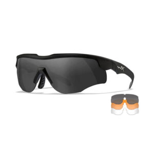 Wiley X Schutzbrille ROGUE COMM schwarz Clear/Grey/Orange