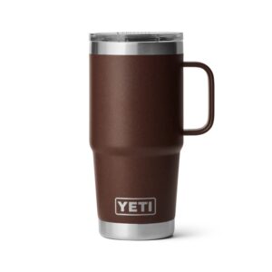 YETI Rambler Travel Mug 20 oz wetlands brown