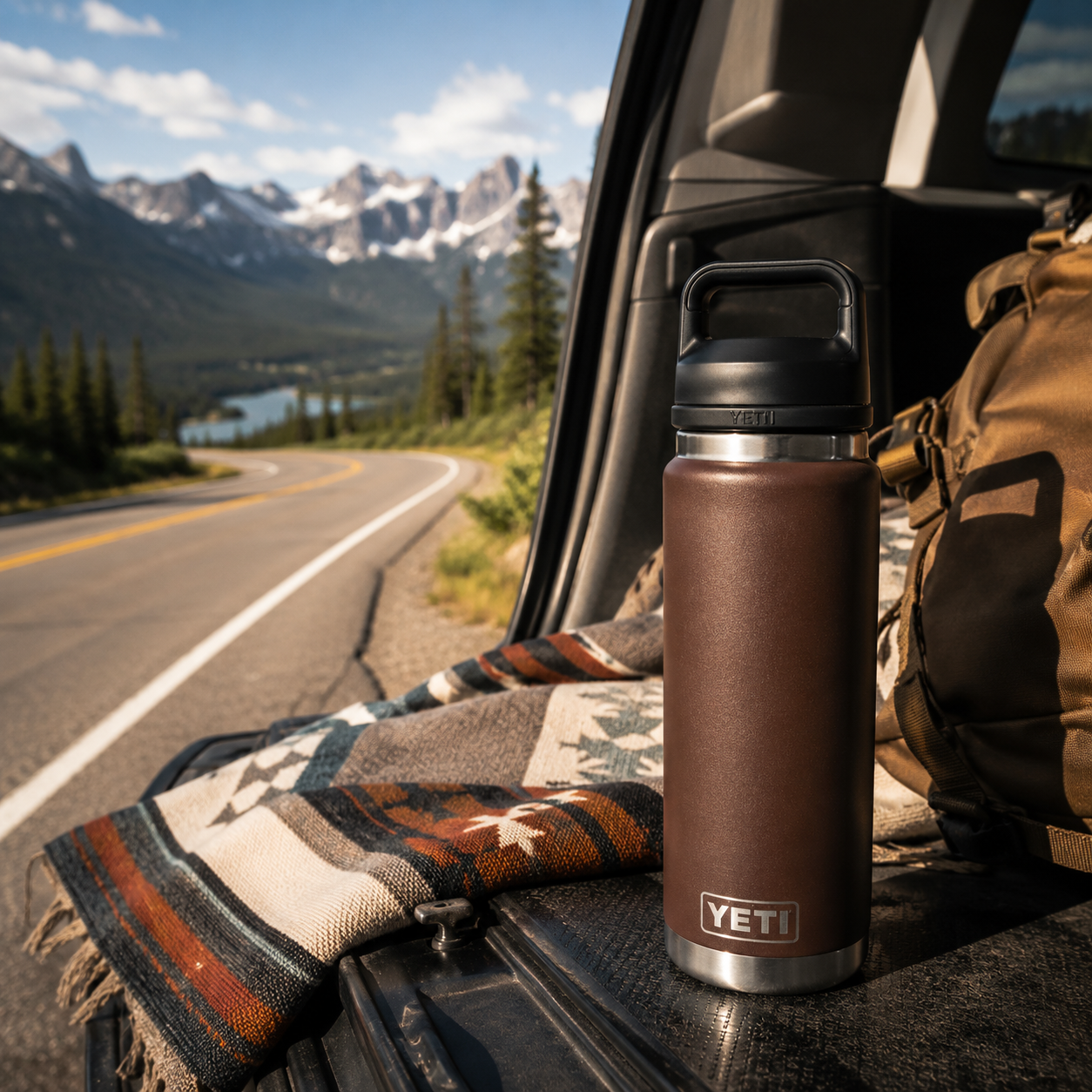 YETI Rambler Bottle 26 oz wetlands brown YETI Rambler Bottle 26 oz wetlands brown