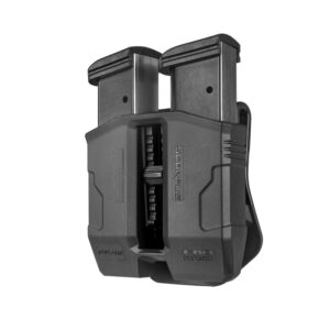 Scorpus Doppel-Magazinholster 360° .45 ACP Stahl-Magazine