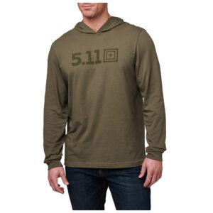 5.11 Tactical Longsleeve mit Kapuze ranger-green