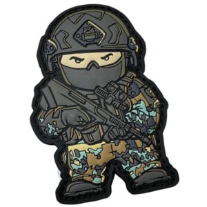 Patchzone ÖBH Soldat stehend Rubber Patch