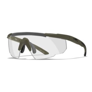 Wiley X Schutzbrille SABER ADV Clear/Smoke Grey/Light Rust Armee Grün