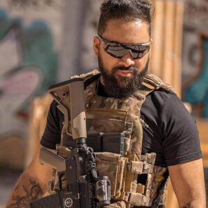 Wiley X Schutzbrille SABER ADV Clear/Smoke Grey/Light Rust Armee Grün