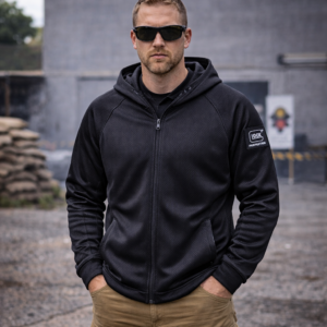 GLOCK Sweat Jacket mit Kapuze schwarz