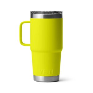 YETI Rambler Travel Mug 20 oz Firefly Yellow