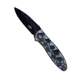 CJH Taschenmesser Totenköpfe