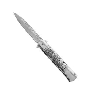 CJH Einhandmesser Totenköpfe