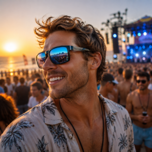 Wiley X Sonnenbrille APEX Captivate Blue Polarisierend - KI generiert