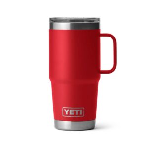 YETI Rambler Travel Mug 20 oz rescue red