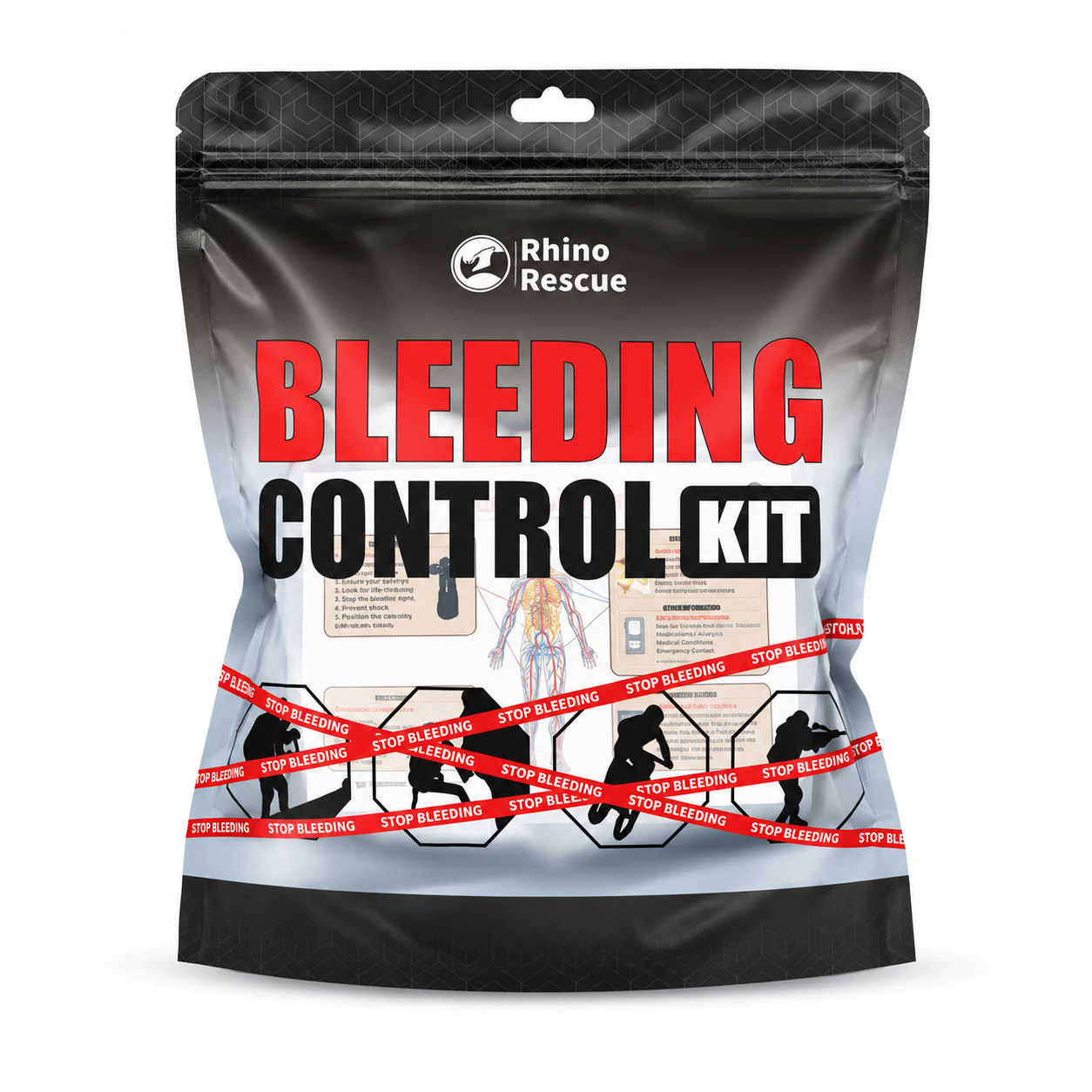 Rhino Rescue Bleeding Control Kit 8tlg. Rhino Rescue Bleeding Control Kit 8tlg.