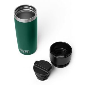 YETI Rambler Travel Bottle 16 oz Black Forest Green