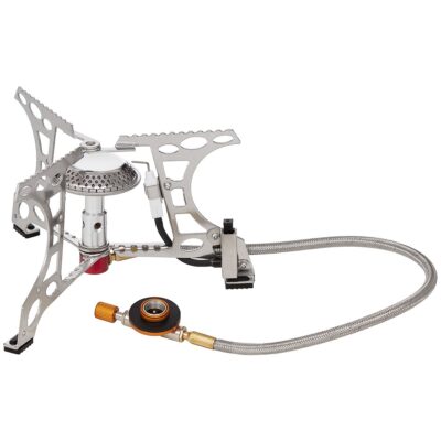 Fox Outdoor Gaskocher mit Schlauch und Piezo-Zündung