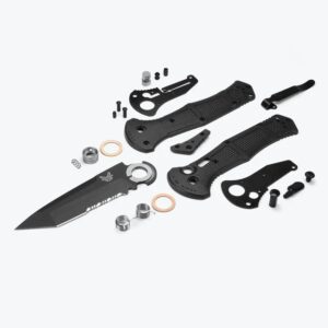 Benchmade 9071SBK Claymore Automatik Tanto Säge schwarz