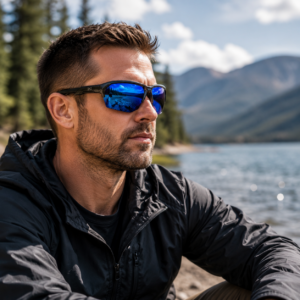 Wiley X Schutzbrille JAKL mit Blauspiegelgläsern