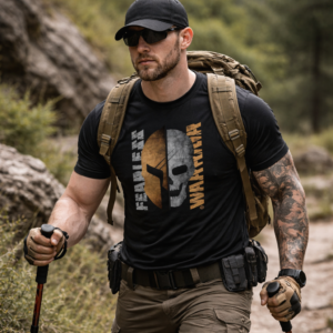 Pentagon Ageron Fearless Warrior T-Shirt Schwarz