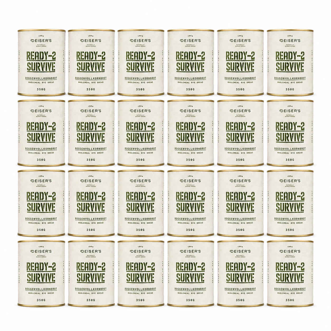 Deiser Roggenvollkornbrot á 350 g | 24 Dosen Deiser Roggenvollkornbrot á 350 g | 24 Dosen