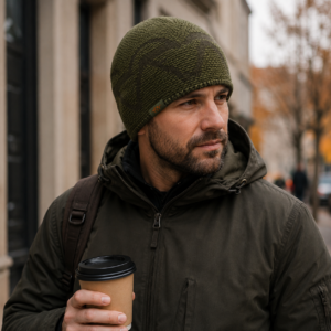 Blaser Beanie Pearl Oliv