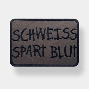 Spartanat Schweiß spart Blut - der Patch