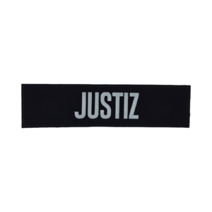 COP JUSTIZ Patch - reflektierend 13,5x3,5 cm