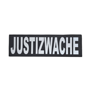 COP JUSTIZWACHE Patch reflektierend 33x10 cm