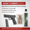 VFC GLOCK 17 Gen4 GBB Airsoft Starter Set inkl. EF Green Gas und EF Bio BBs