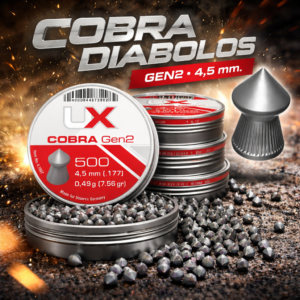 UX Cobra Diabolos Gen2 4,5 mm | 0,49 g | 5x 500 Stück