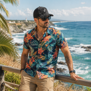 Helikon-Tex Hawaiian Trucker Cap Dark Ops