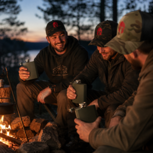 Fox Outdoor Flachmann Oliv KI generiert