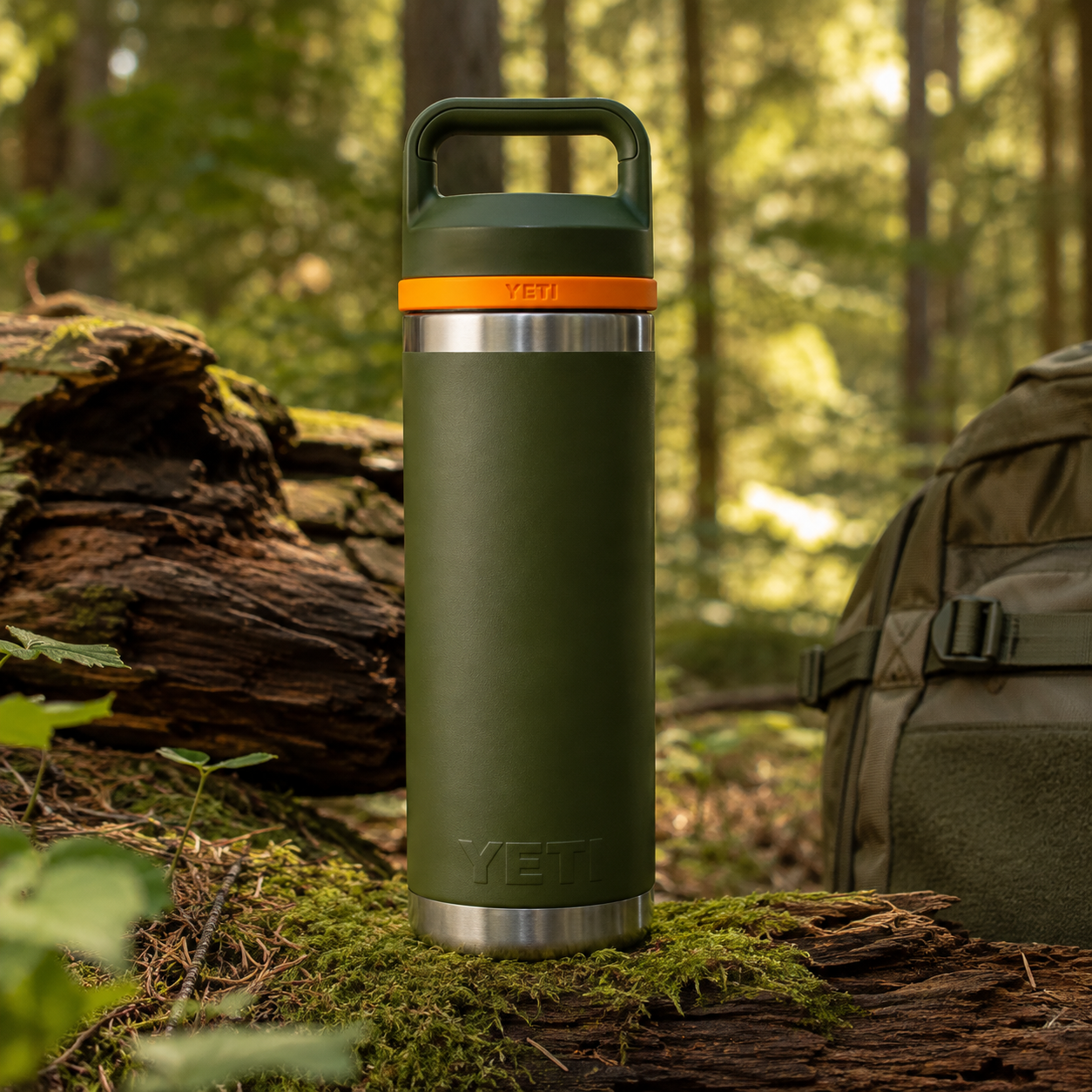 YETI Rambler Bottle 18 oz Oliv/King Crab YETI Rambler Bottle 18 oz Oliv/King Crab
