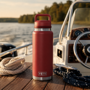 YETI Rambler Bottle 26 oz Stag Red