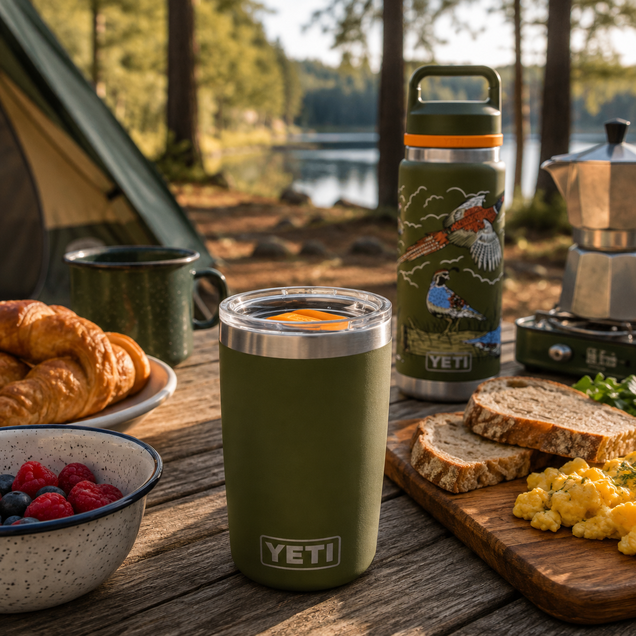 YETI Rambler Tumbler 296 ml Oliv/King Crab YETI Rambler Tumbler 296 ml Oliv/King Crab